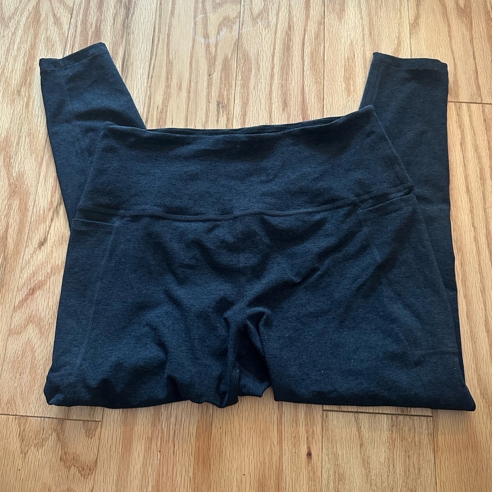 Beyond Yoga 3/4 Blue Leggings 1X